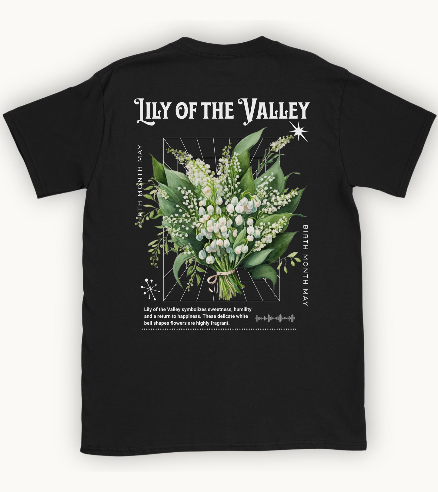 Lily of the Valley, birth month may flower T-shirt