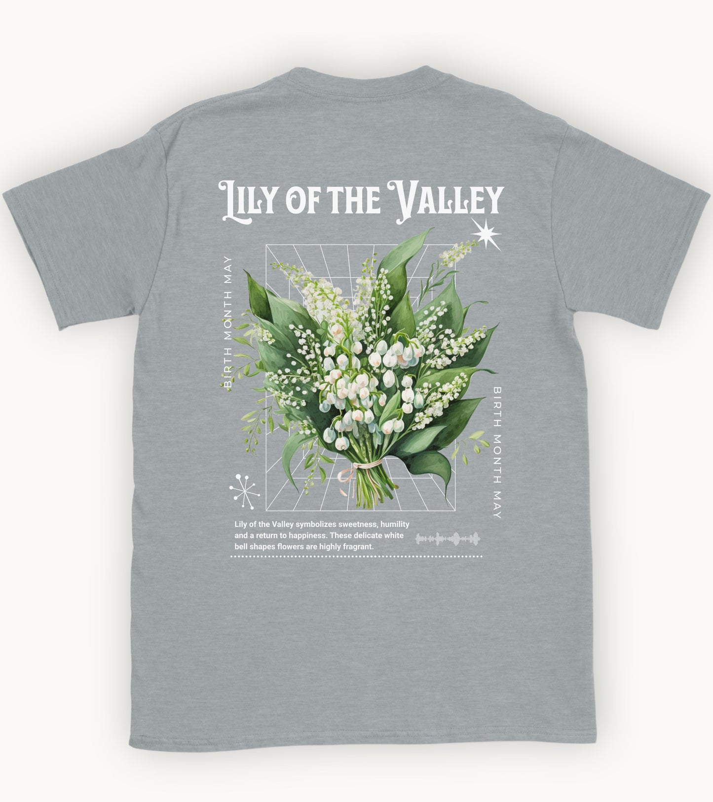 Lily of the Valley, birth month may flower T-shirt