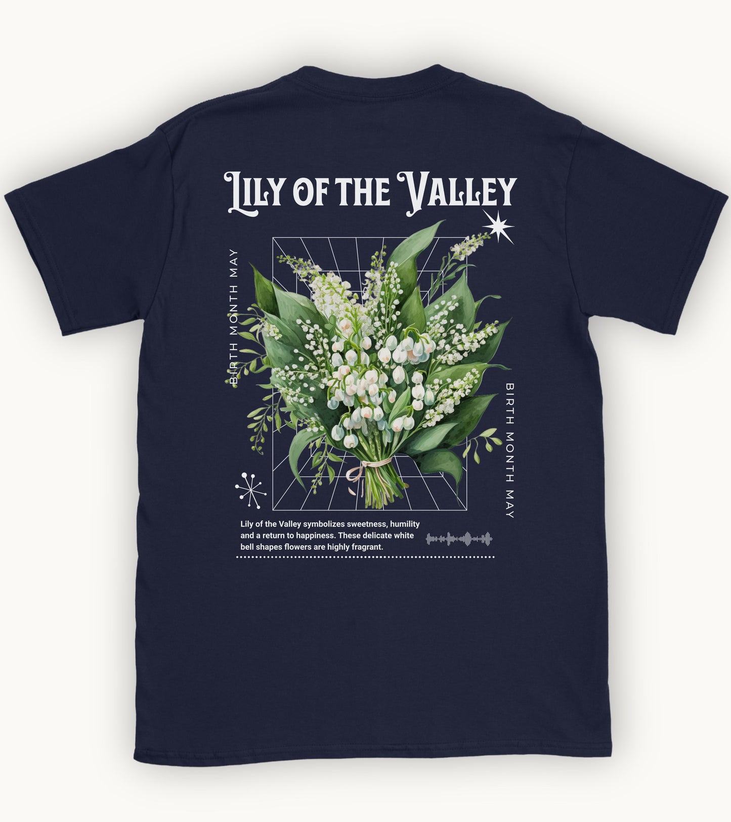 Lily of the Valley, birth month may flower T-shirt