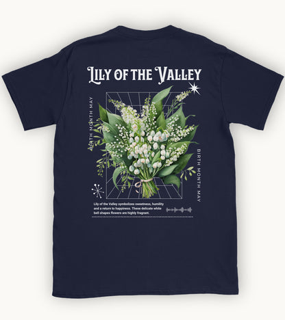 Lily of the Valley, birth month may flower T-shirt