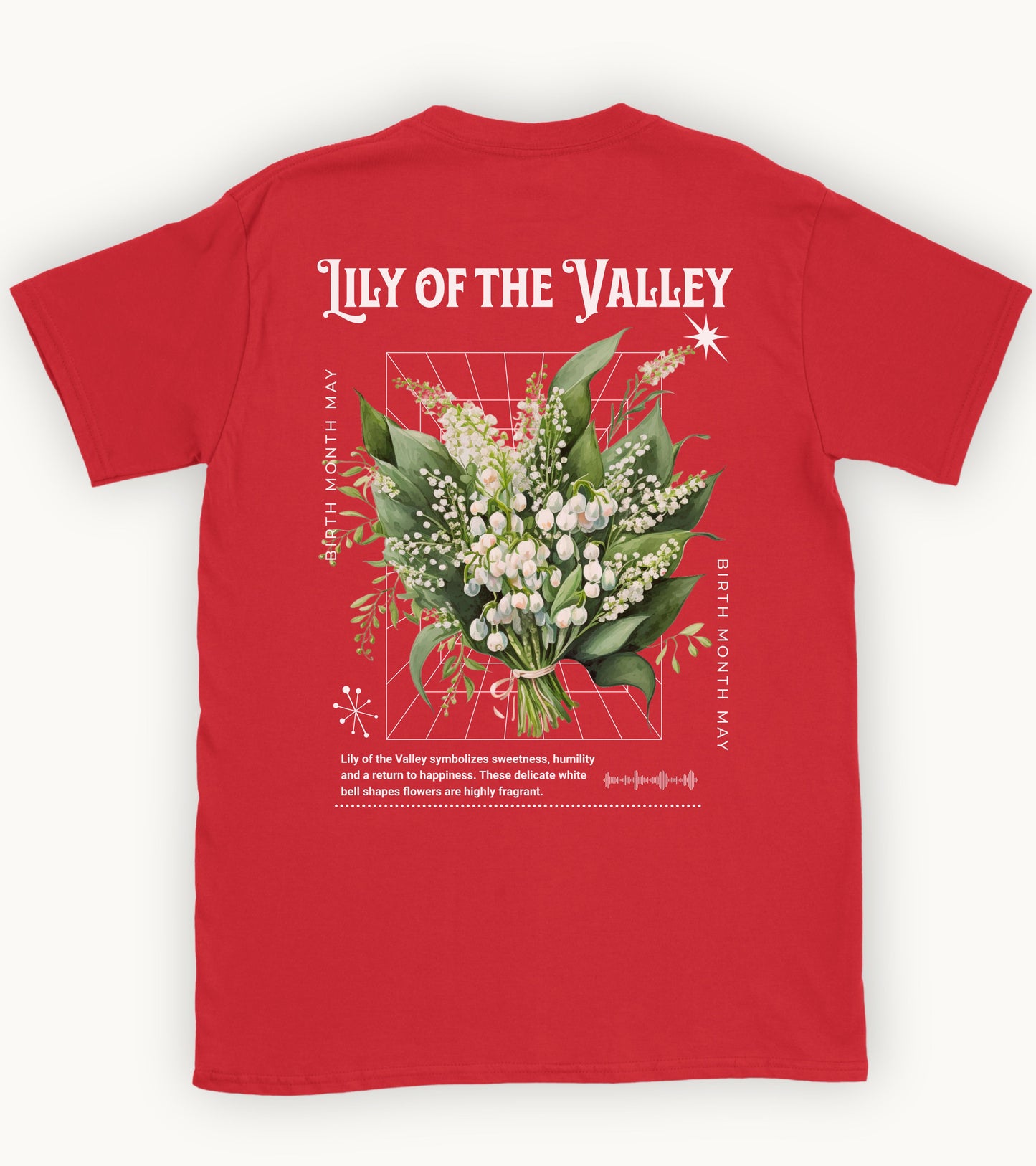 Lily of the Valley, birth month may flower T-shirt