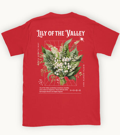 Lily of the Valley, birth month may flower T-shirt