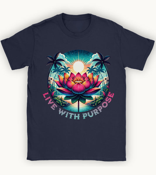 Live with purpose t-shirt.