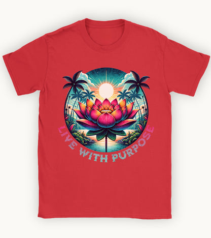 Live with purpose t-shirt.