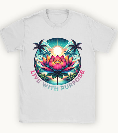Live with purpose t-shirt.