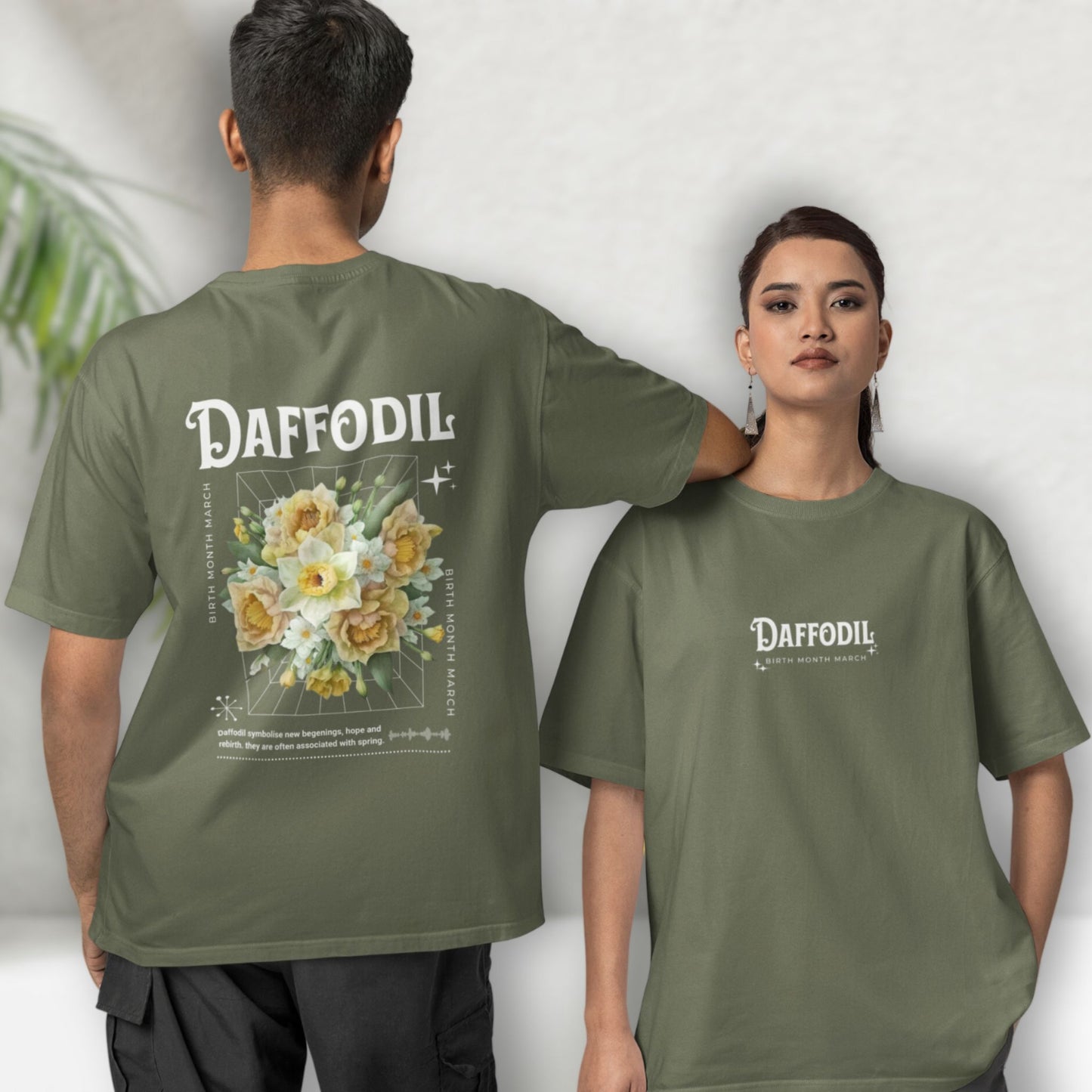 Daffodil, birth month march flower T-shirt