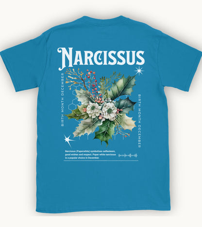 Narcissus, birth month December flower T-shirt
