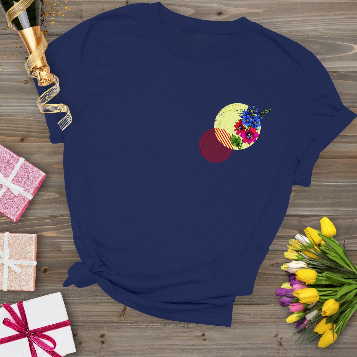 Delphinium, birth month july flower T-shirt