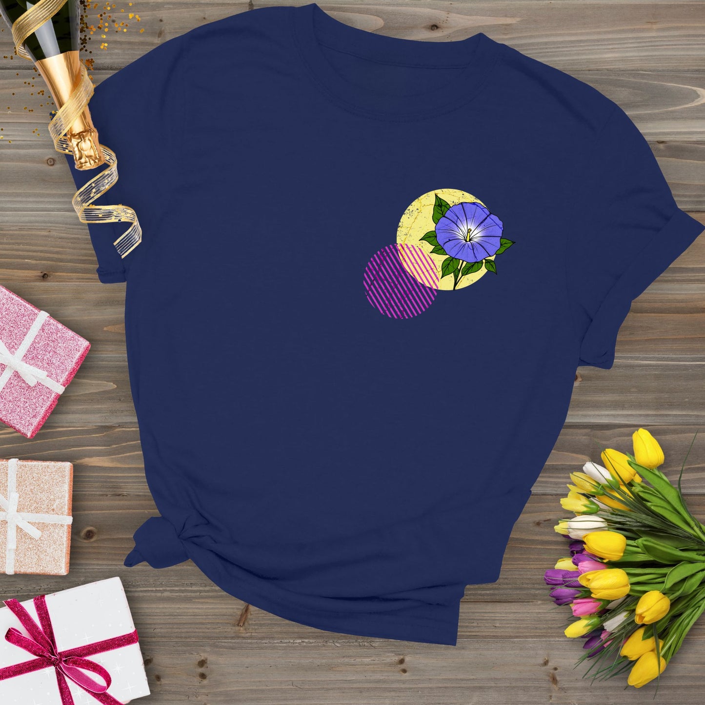 Morning Glory, birth month september flower T-shirt