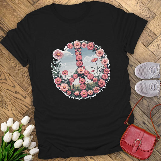 Peace blooms t-shirt.