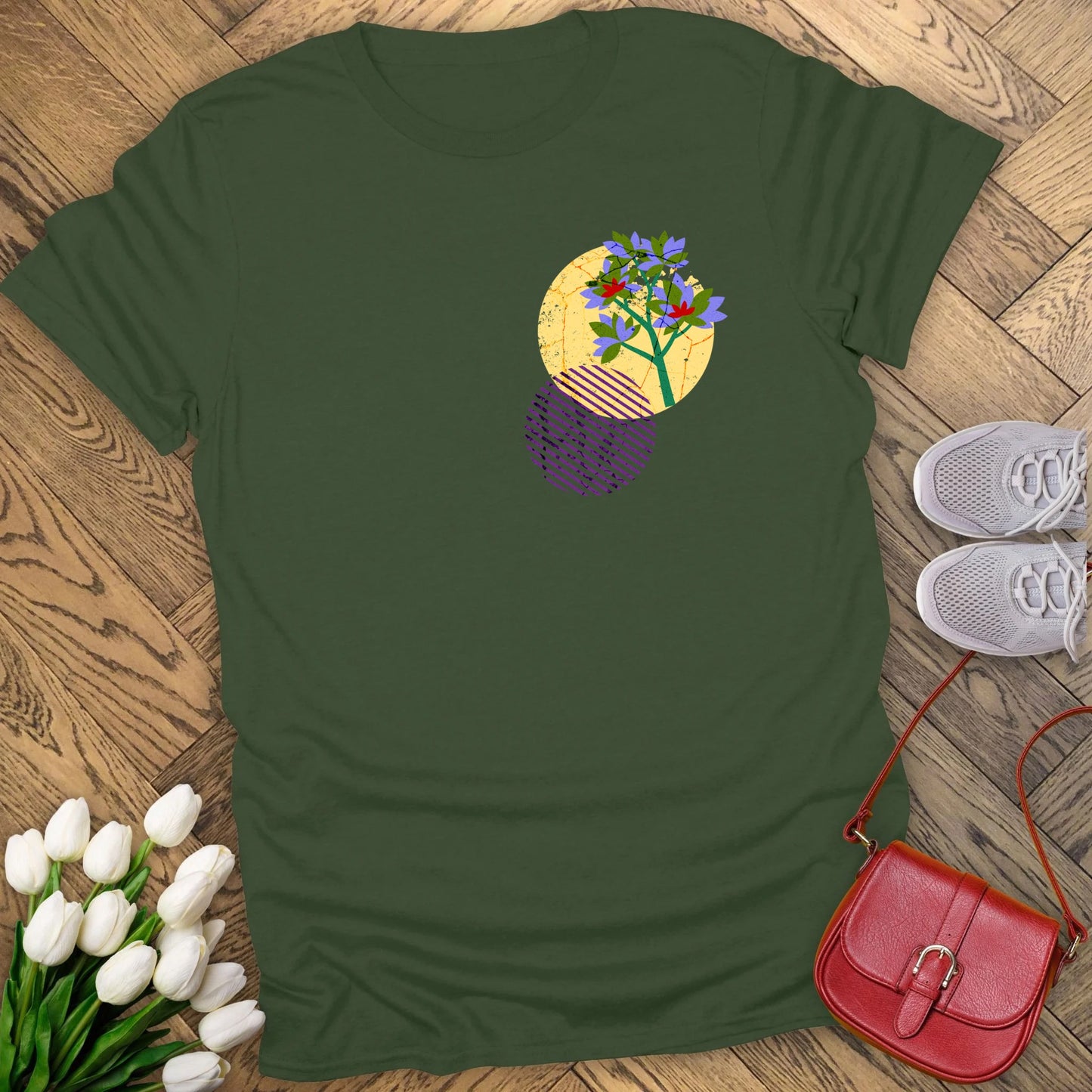 Primrose, birth month february flower T-shirt.
