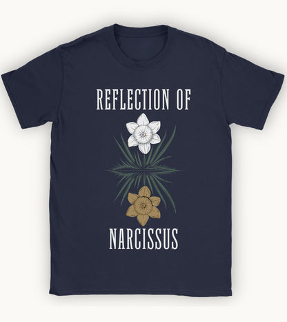 Reflection of Narcissus t-shirt.