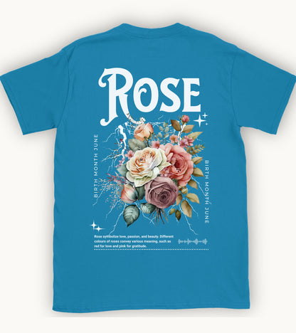 Rose, birth month june flower T-shirt