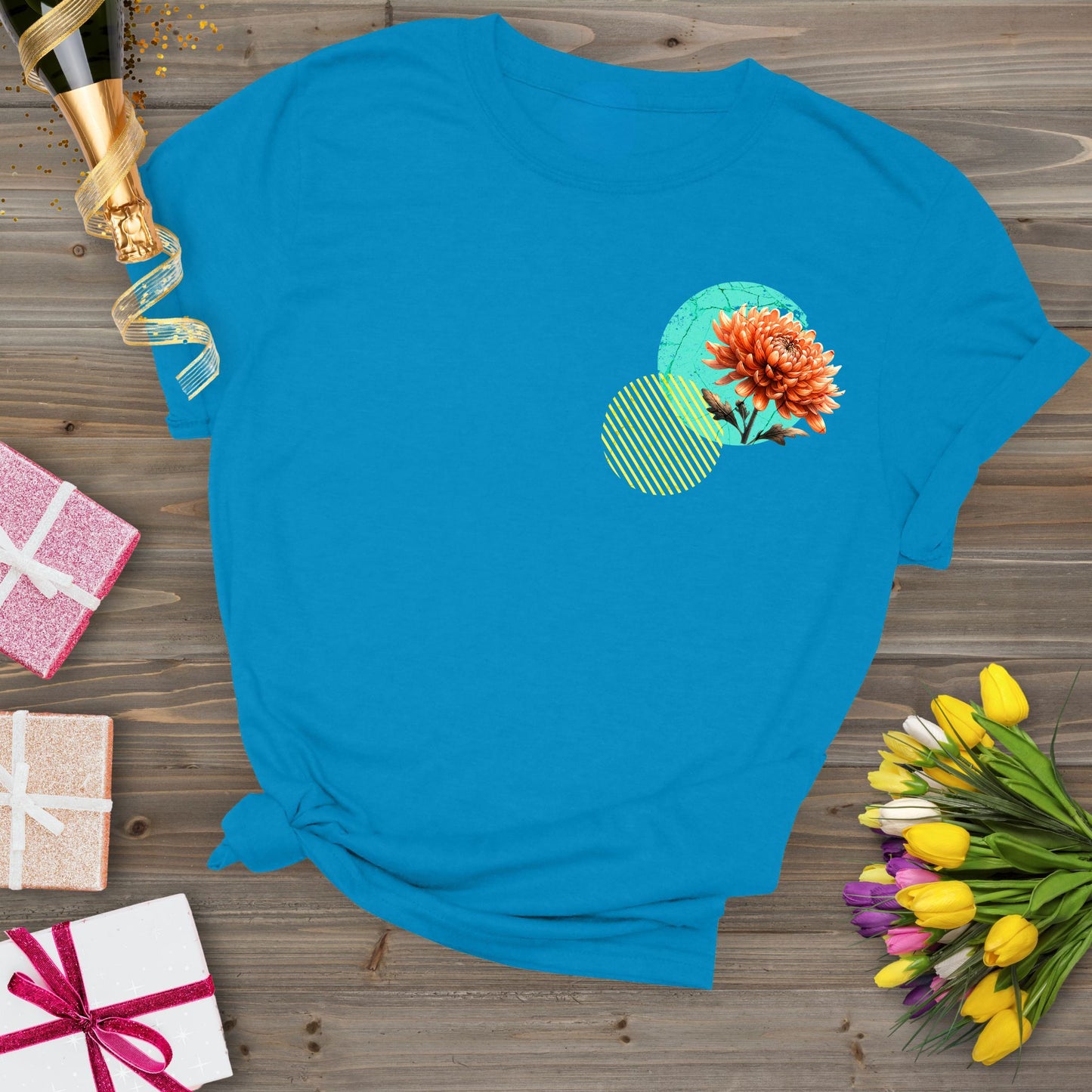 Chrysanthemum, birth month November flower T-shirt
