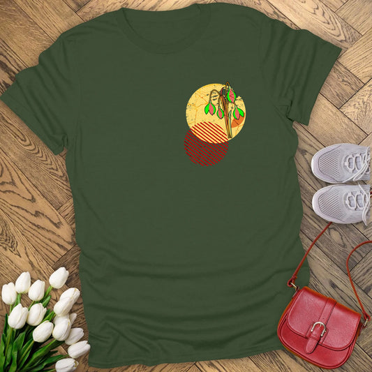 Snow drop, birth month January flower T-shirt