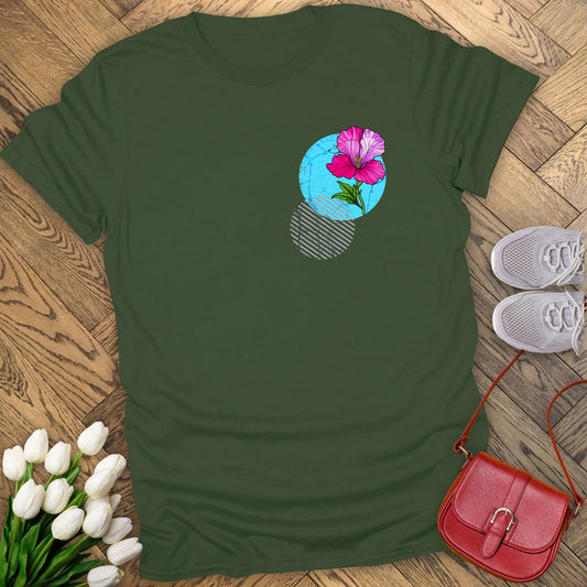Sweet Pea, birth month April flower T-shirt