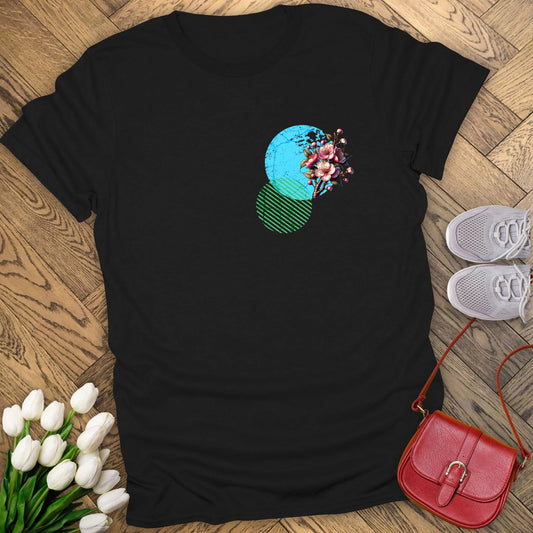 The Hawthorn, birth month May flower T-shirt.