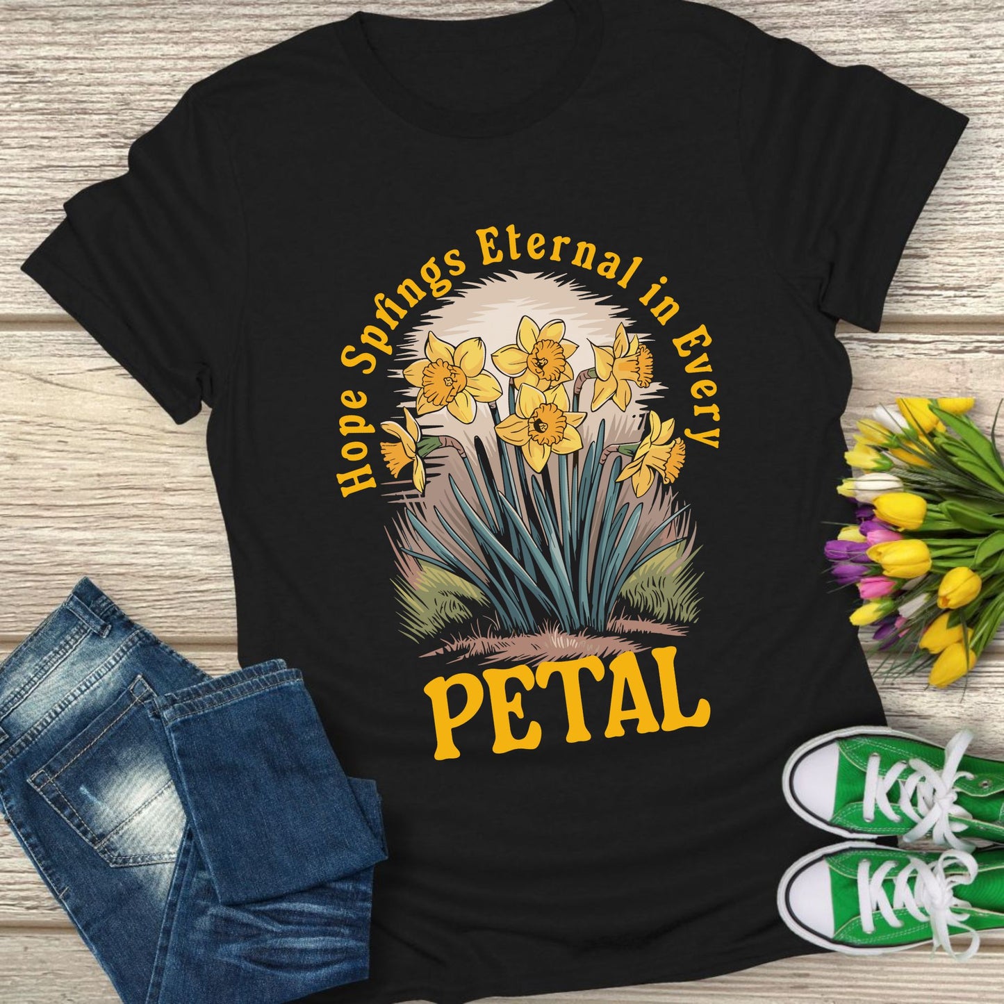 Hope springs eternal in every patel t-shirt.