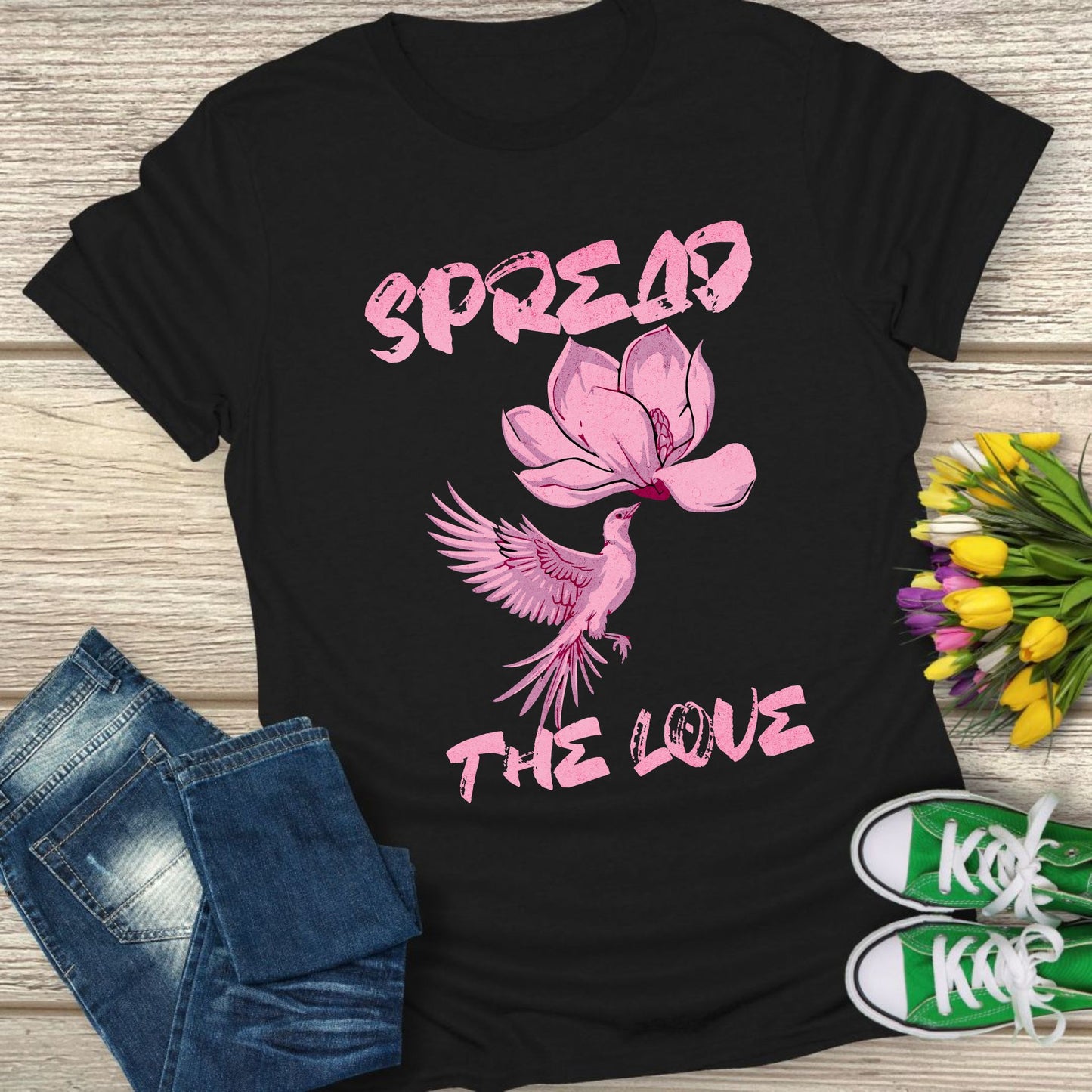 Spread the love t-shirt.