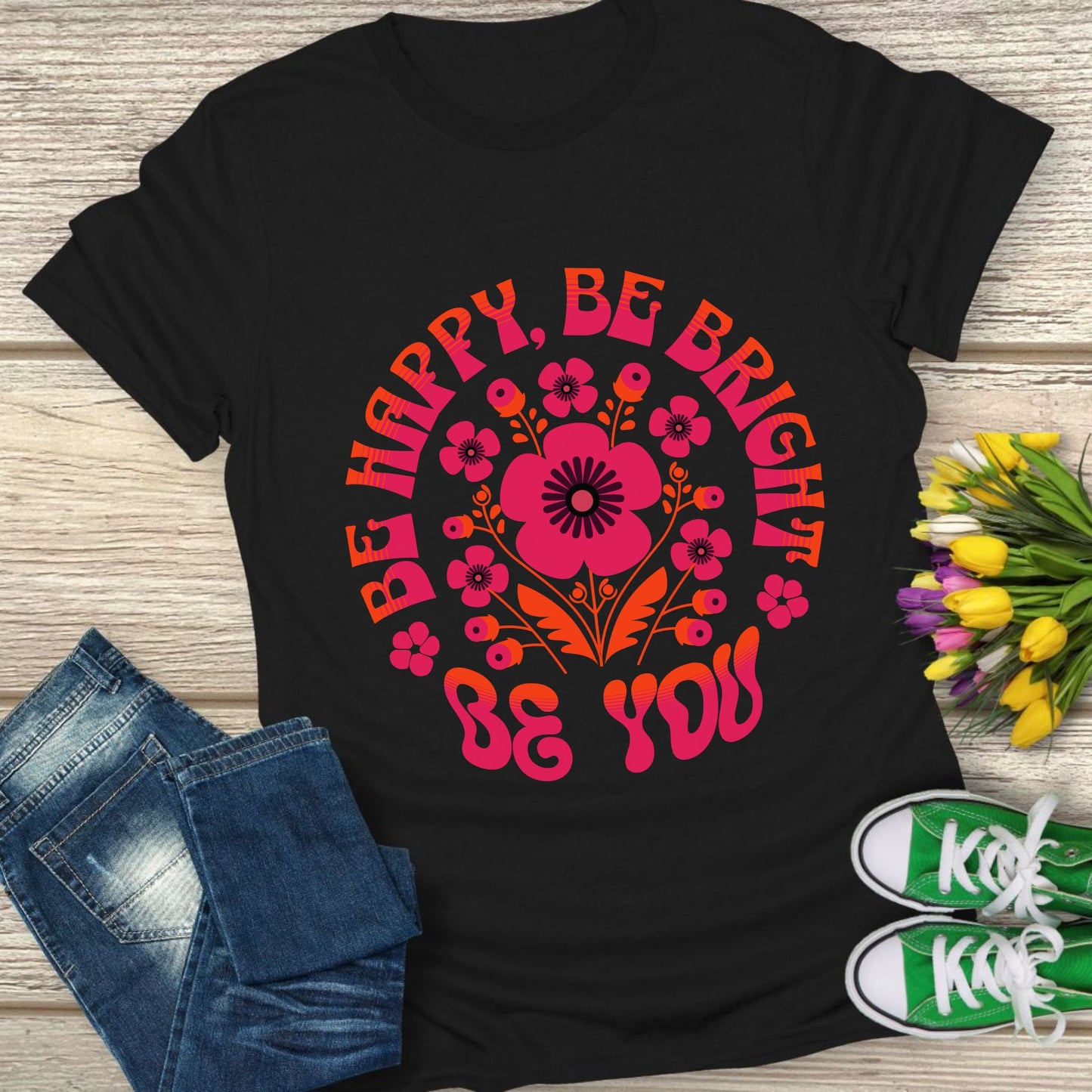 Be you floral t-shirt.