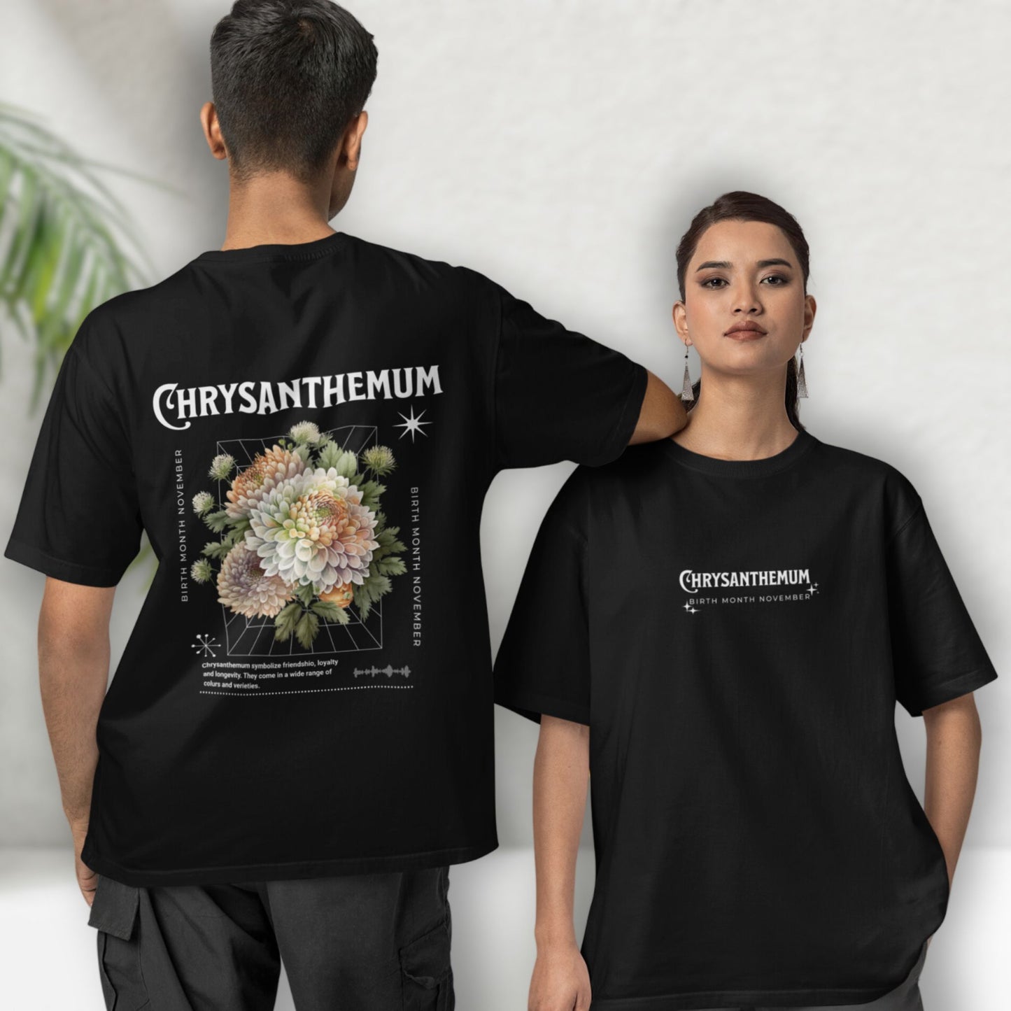 Chrysanthemum, birth month November flower 2 T-shirt
