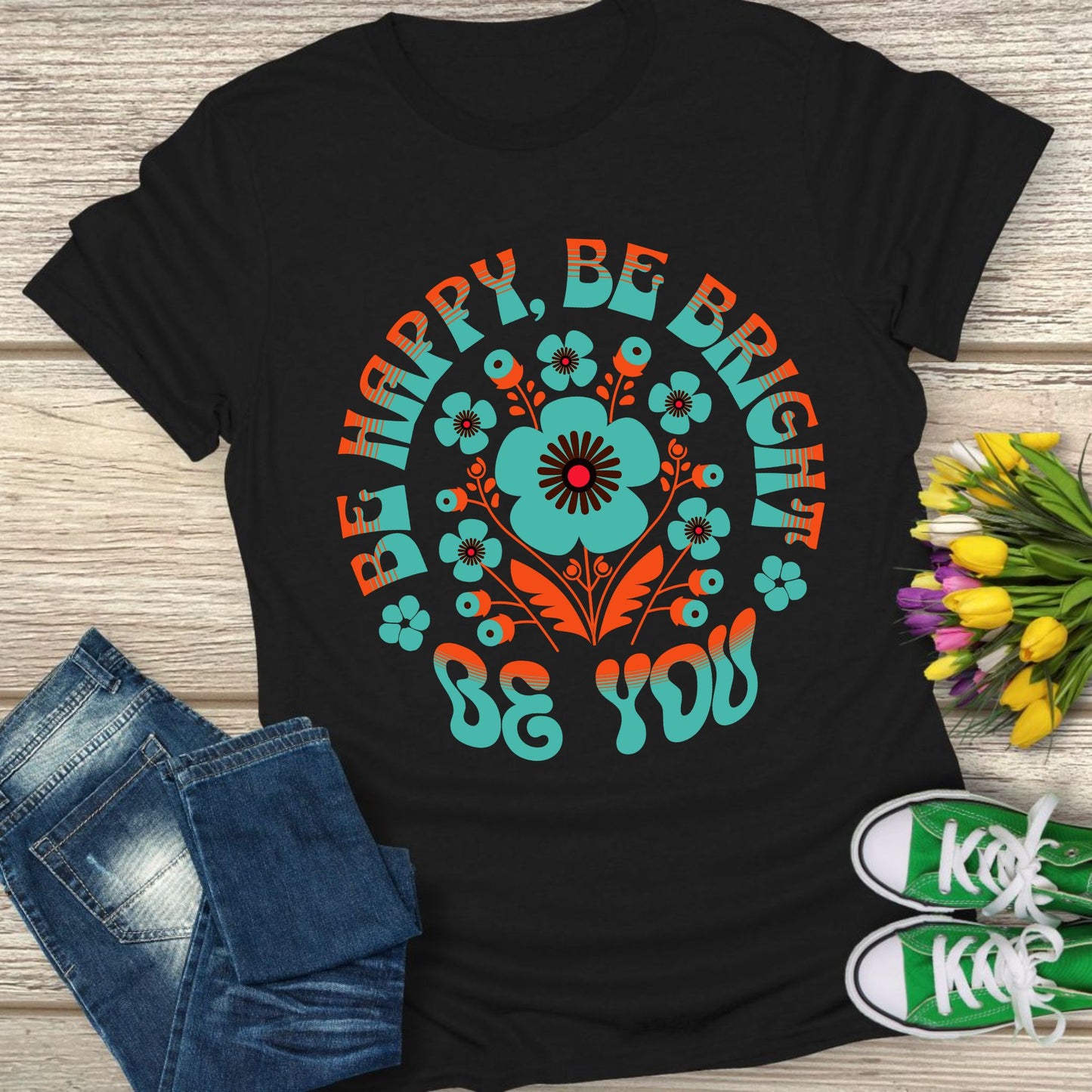 Be you floral t-shirt.