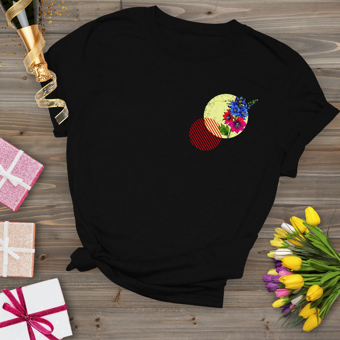 Delphinium, birth month july flower T-shirt