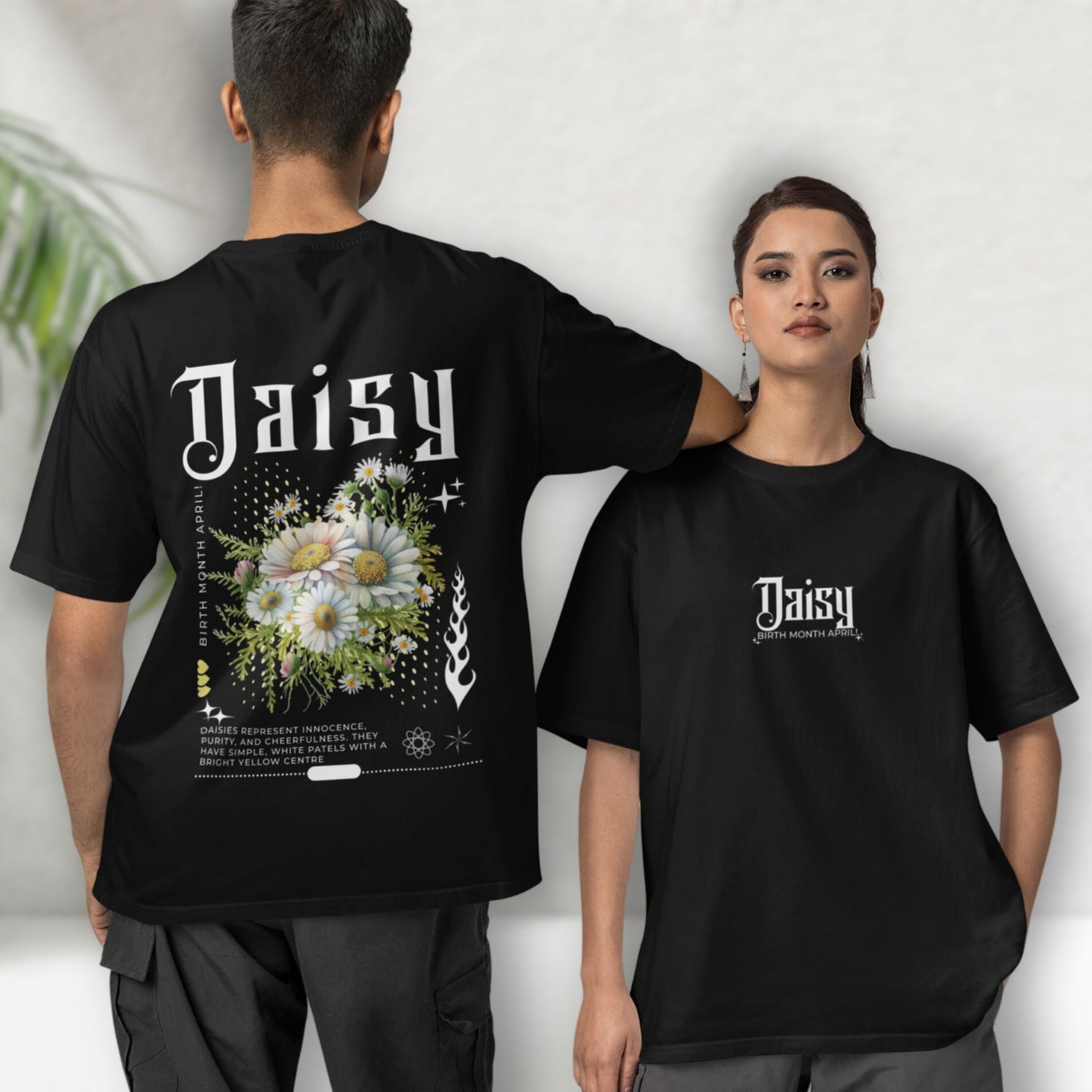 Daisy, Birth month April flower T-shirt