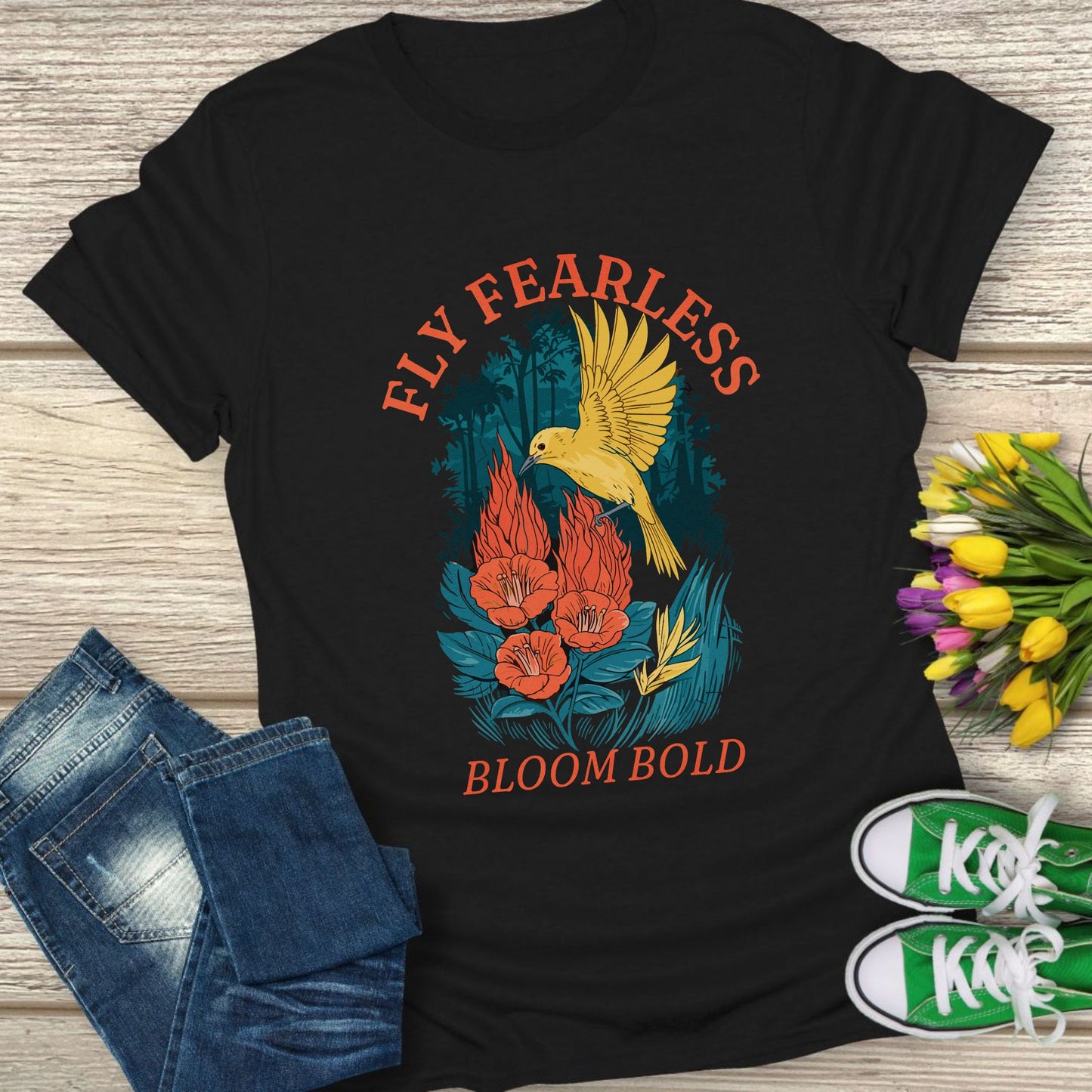 Fly fearless t-shirt.