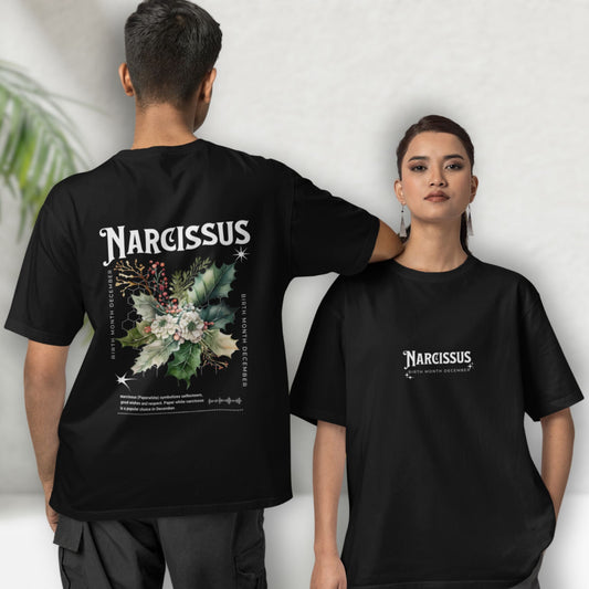 Narcissus, birth month December flower T-shirt