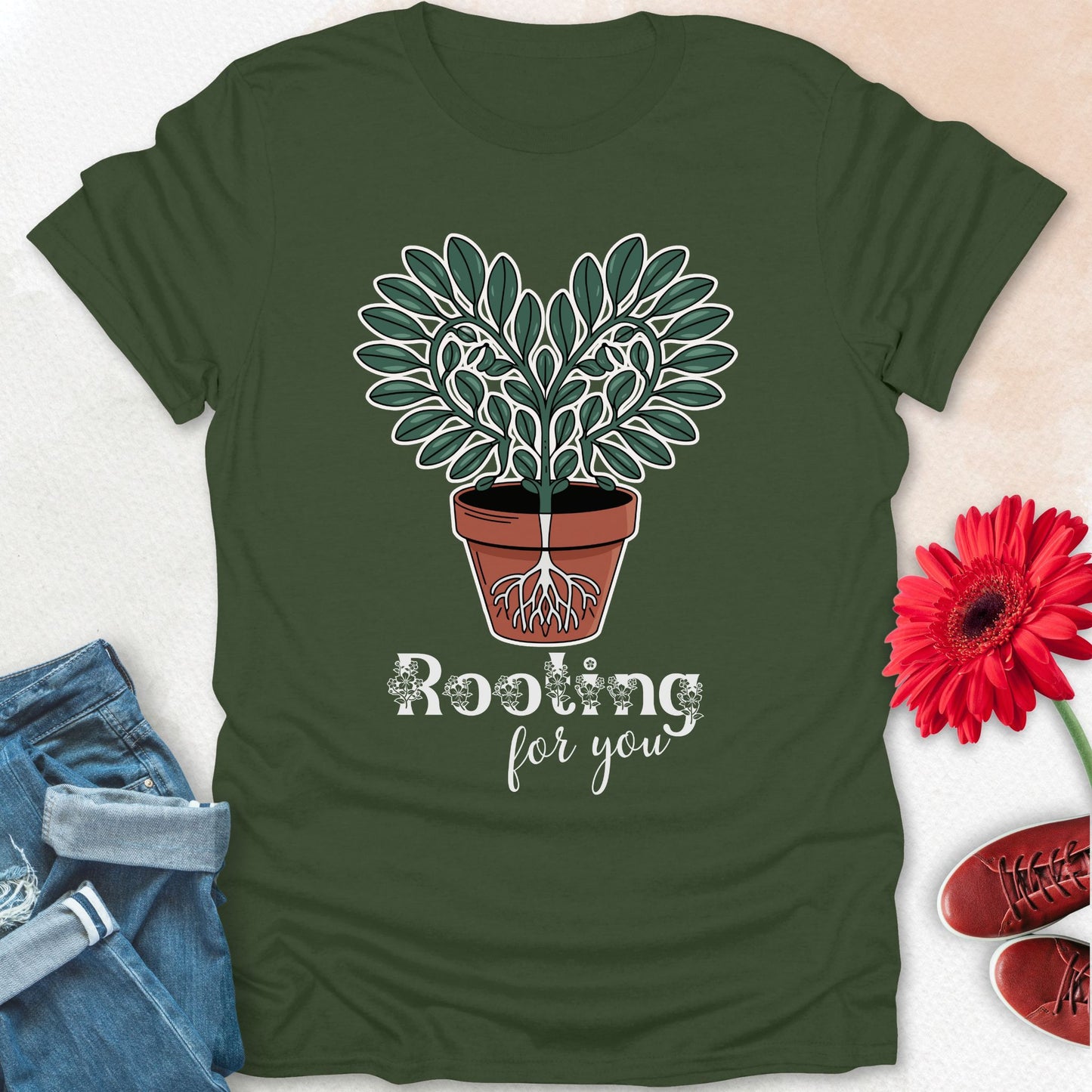 rooting for you t-shirt.
