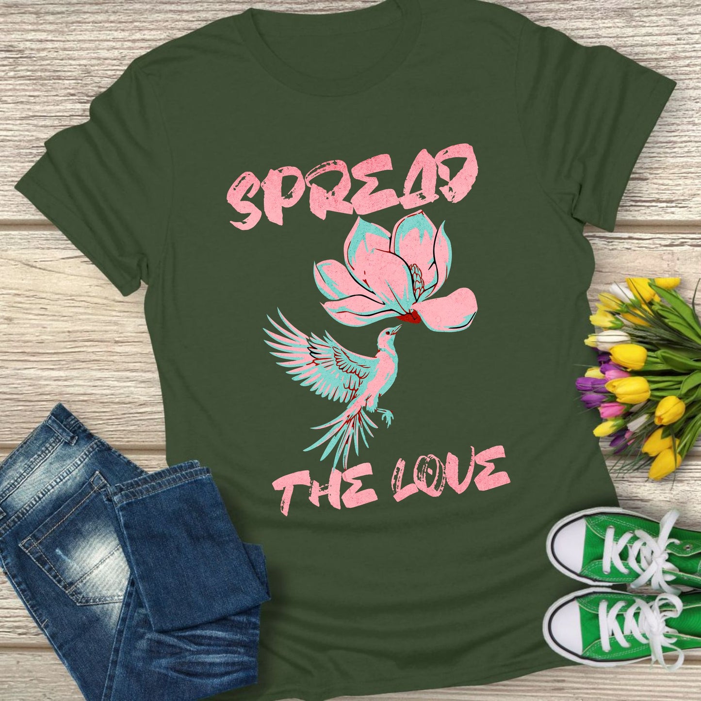 Spread the love t-shirt.