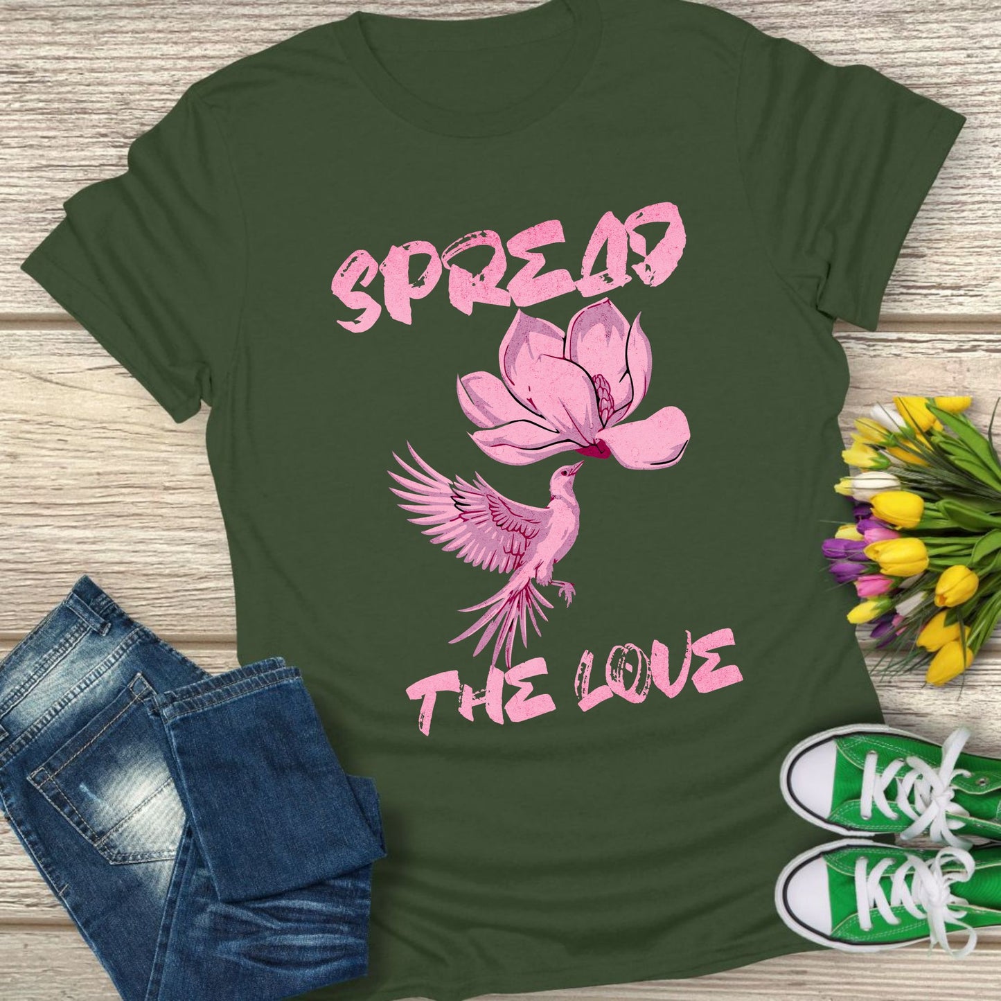 Spread the love t-shirt.