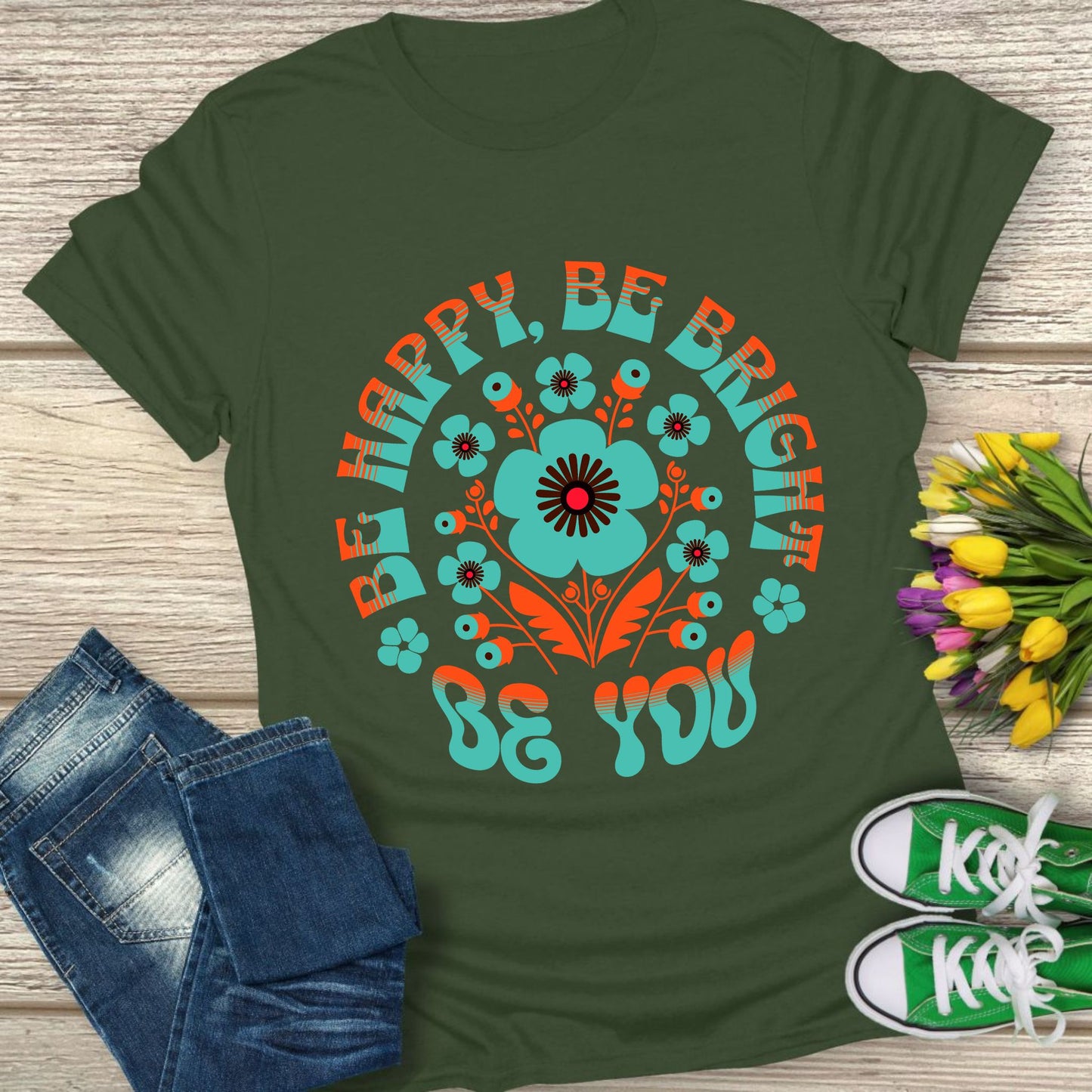 Be you floral t-shirt.