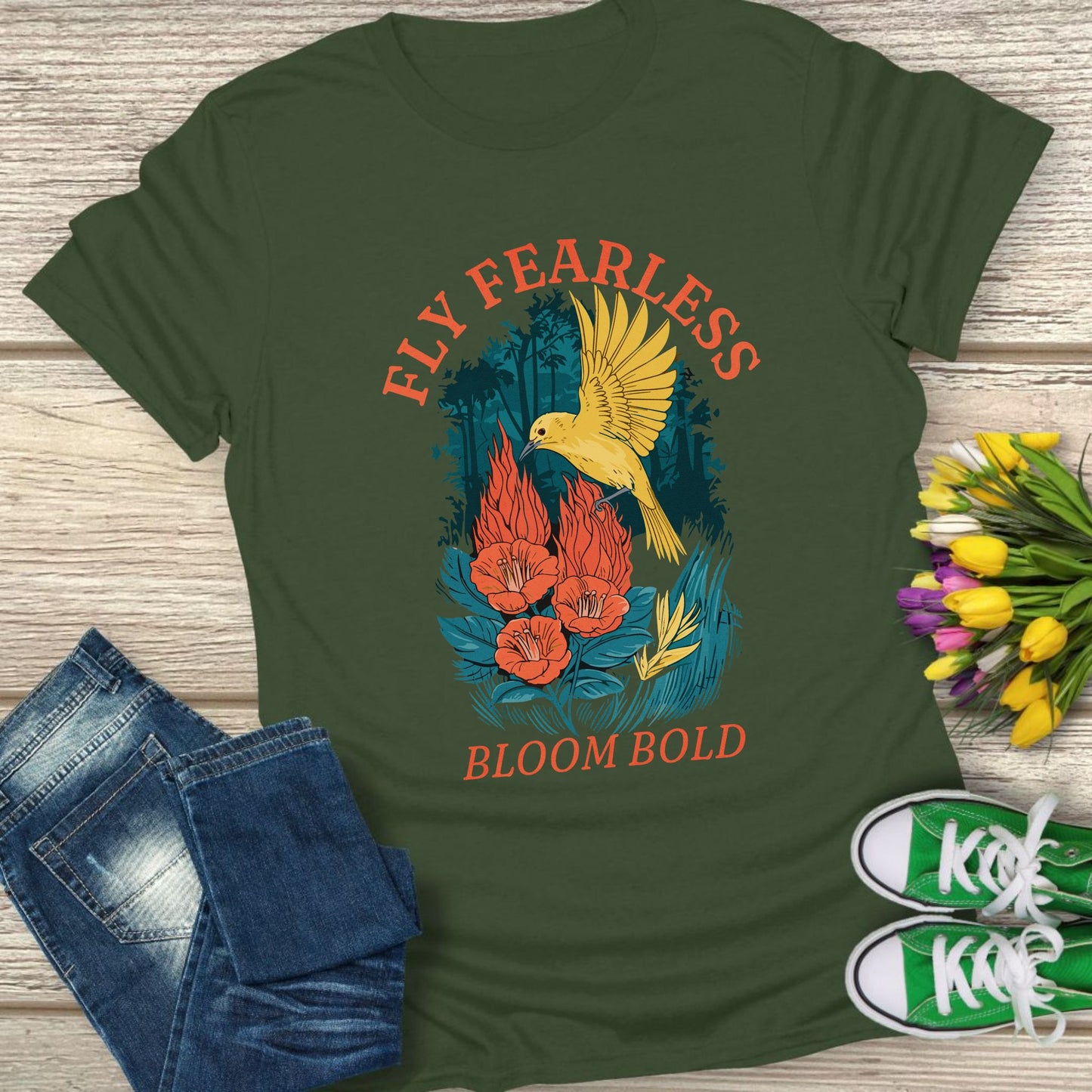 Fly fearless t-shirt.