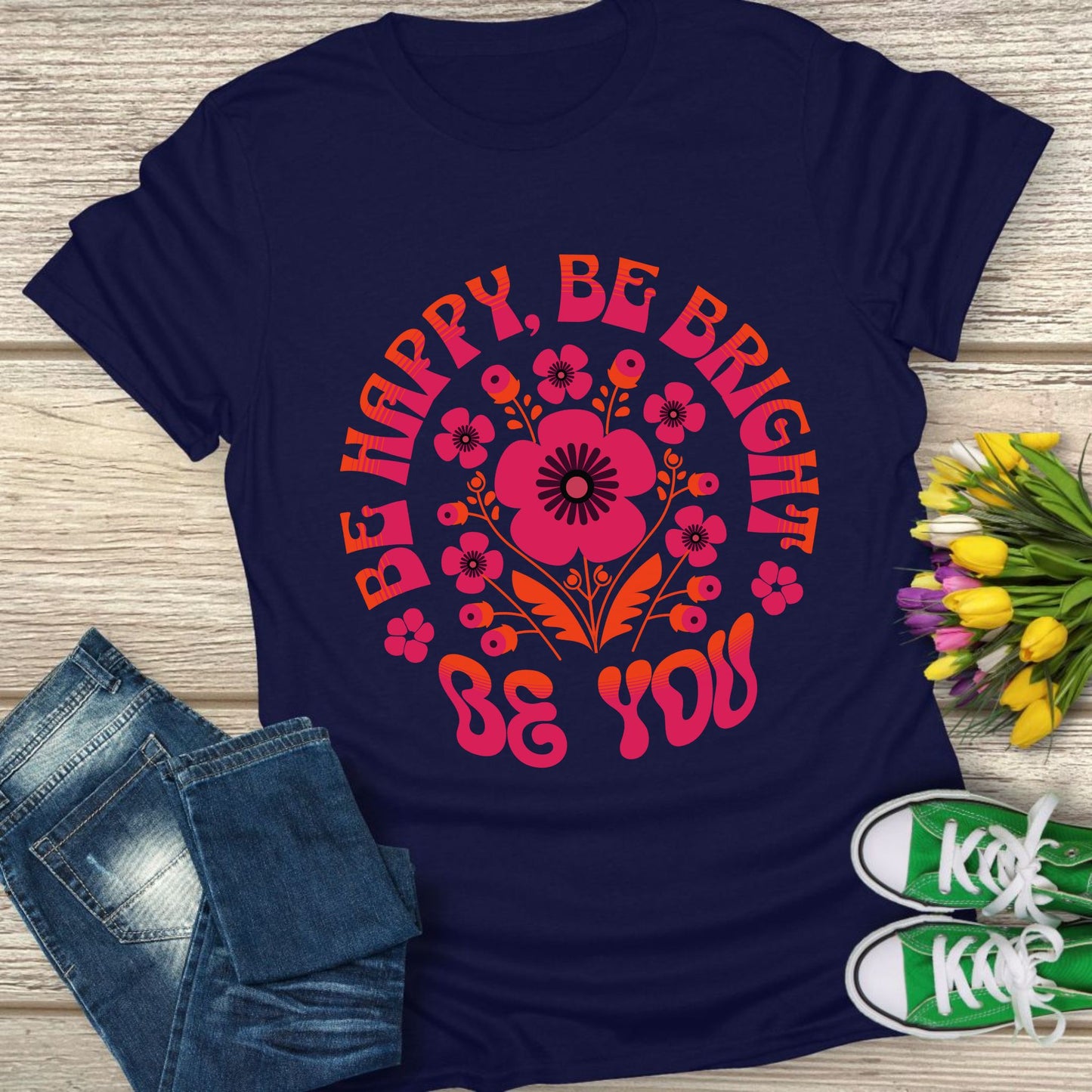 Be you floral t-shirt.