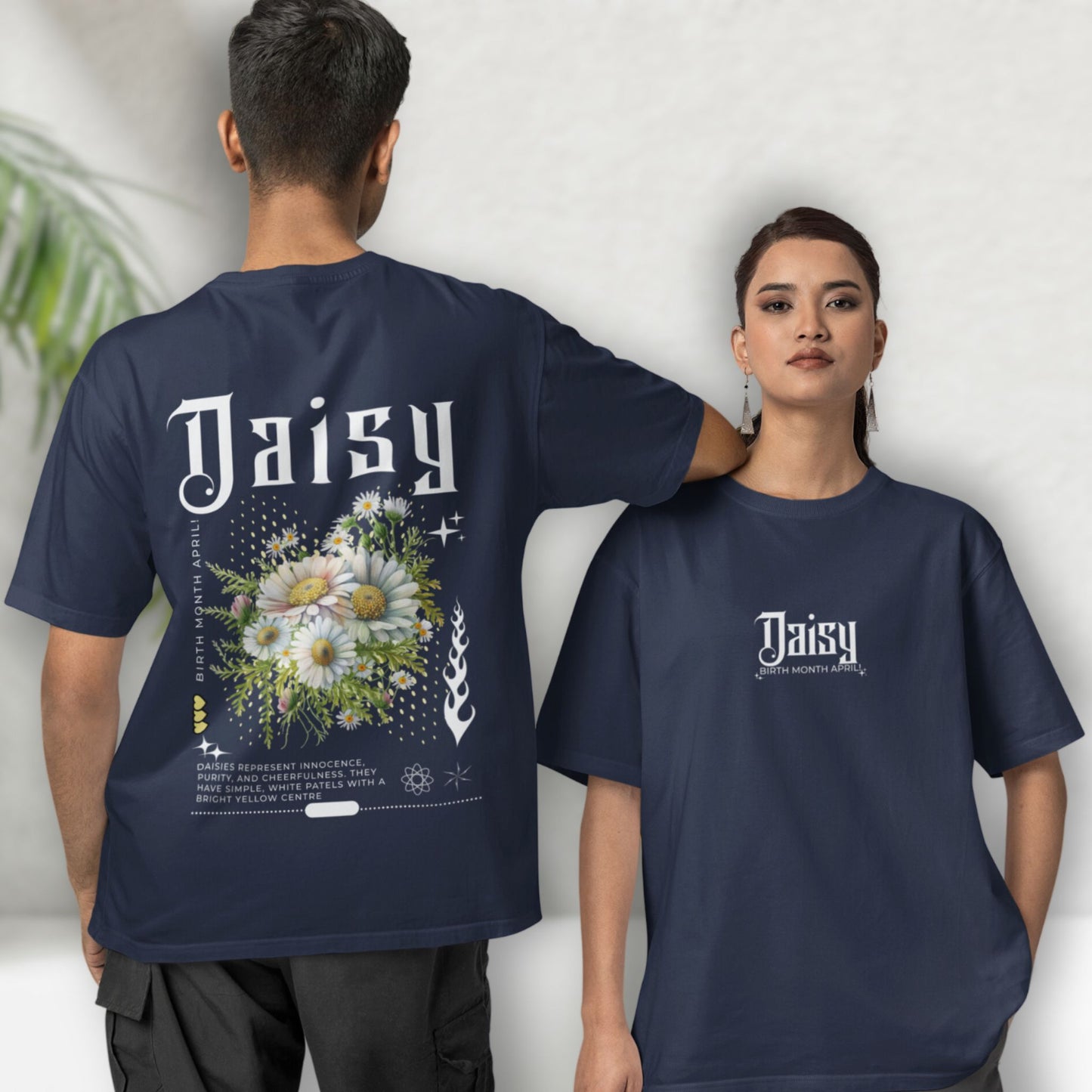 Daisy, Birth month April flower T-shirt