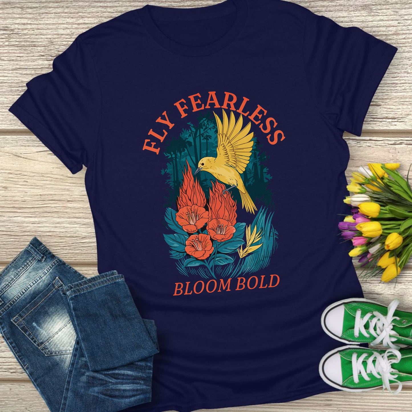 Fly fearless t-shirt.