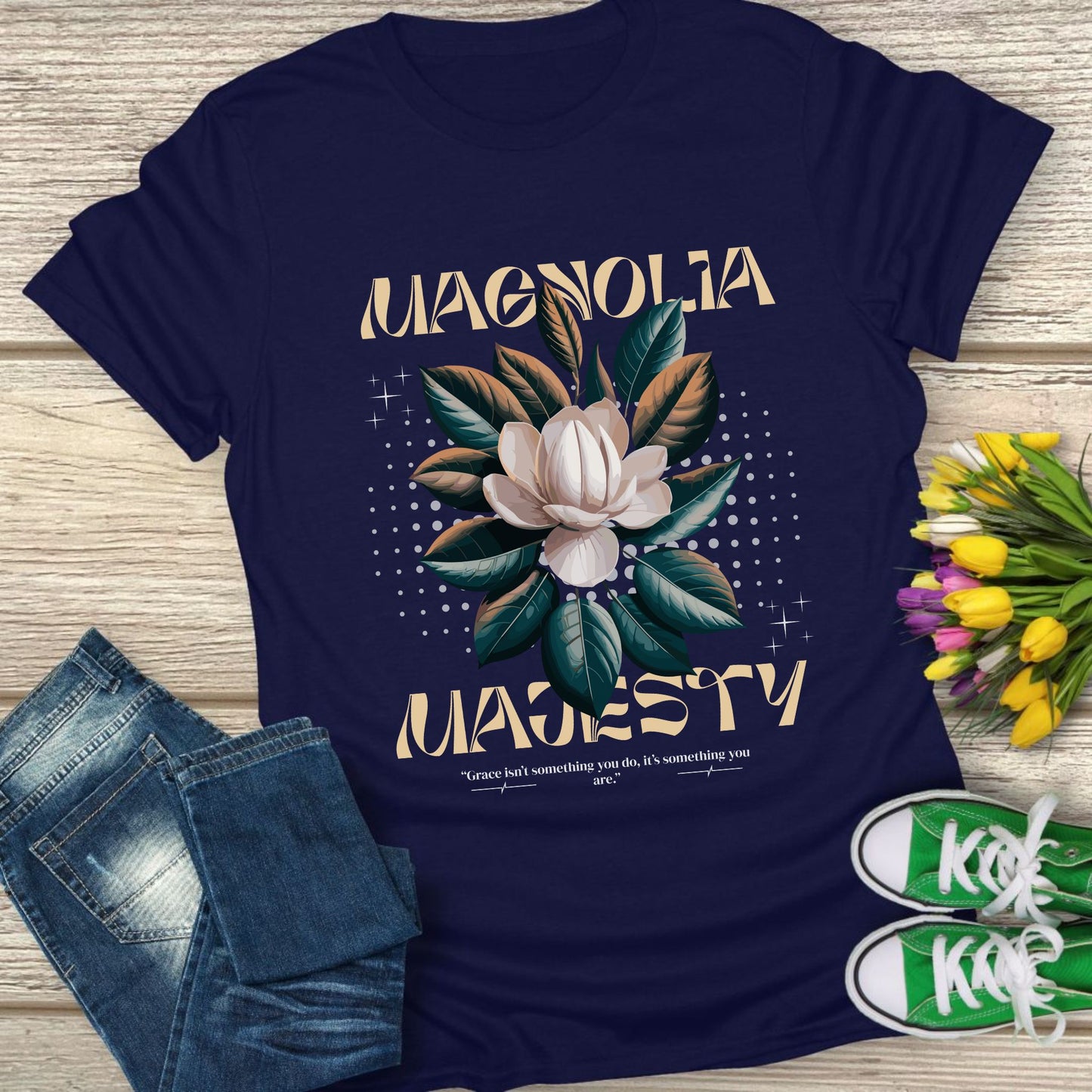 Magnolia Majesty t-shirt.