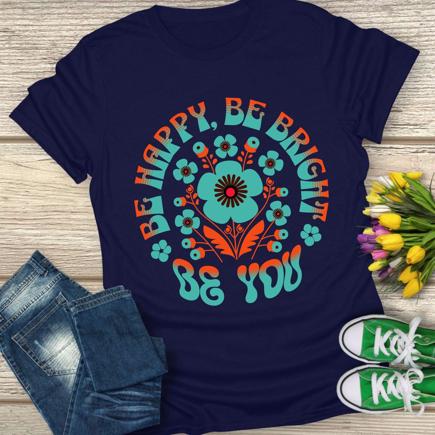 Be you floral t-shirt.