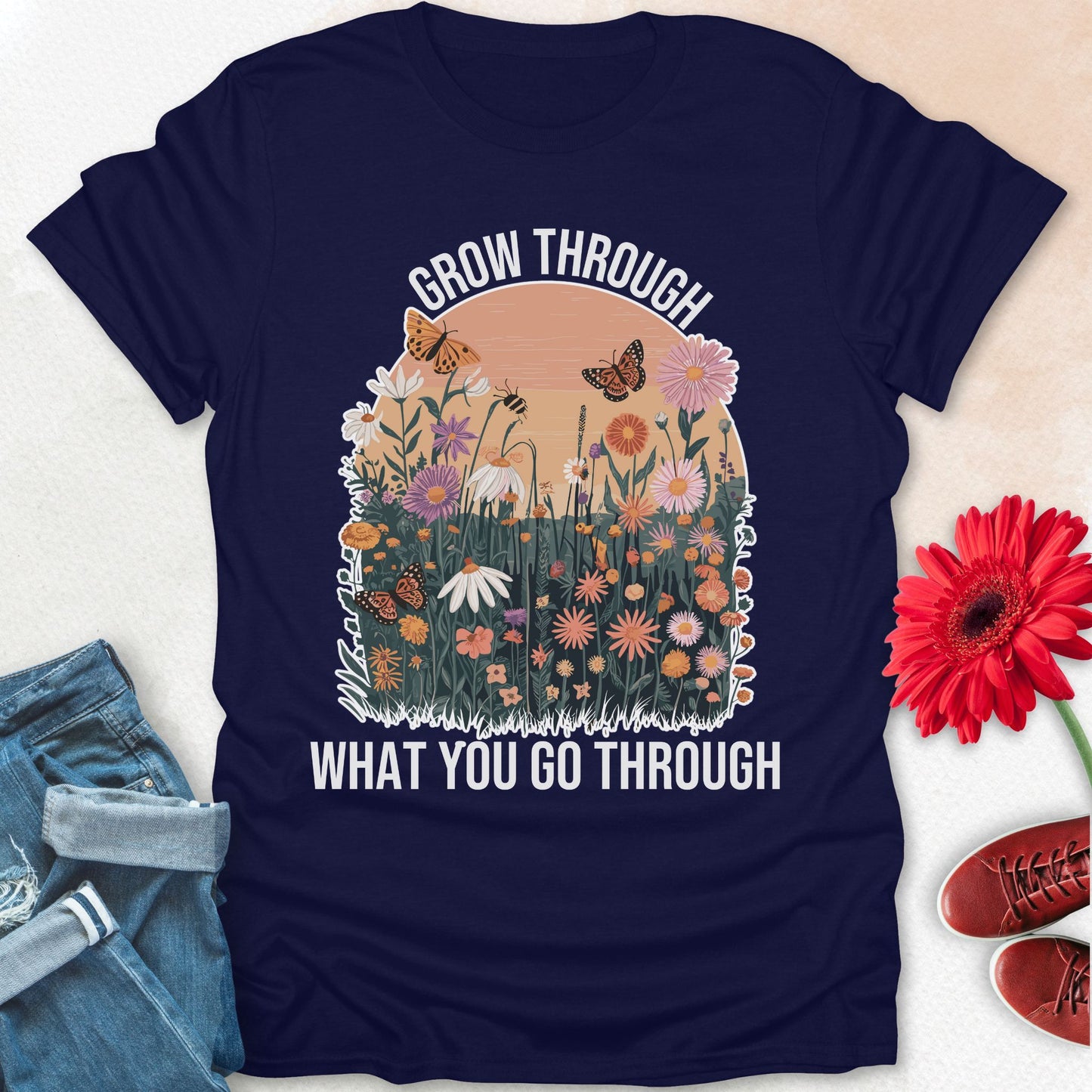 Grow through what you go through t-shirt.