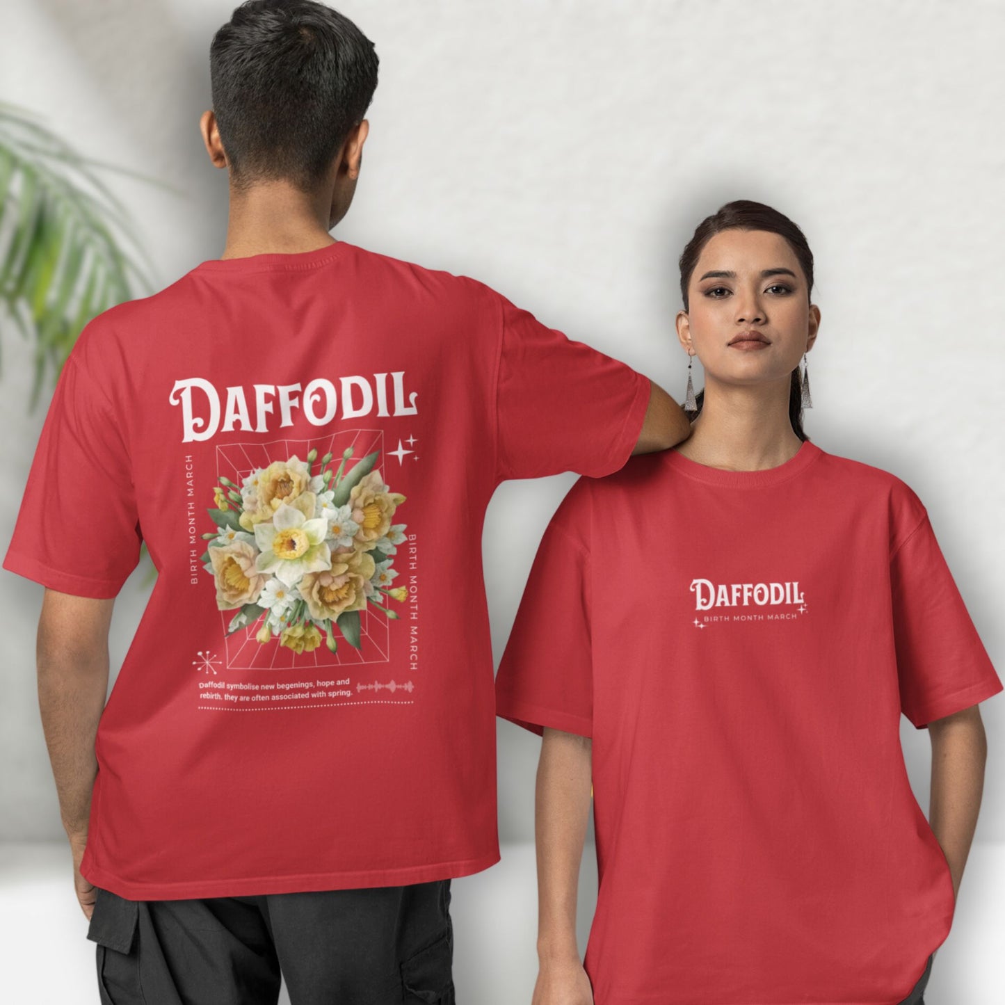 Daffodil, birth month march flower T-shirt