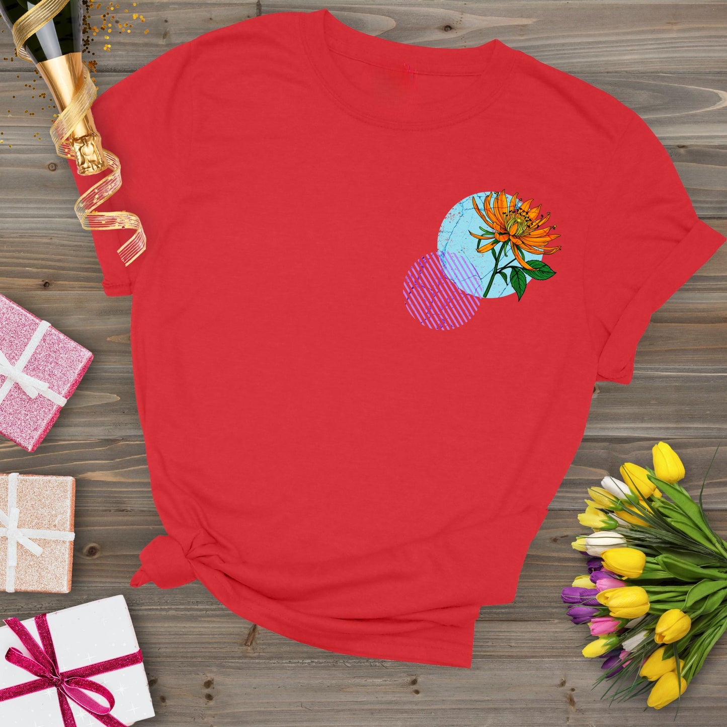 Honey Suckle, birth month june flower T-shirt