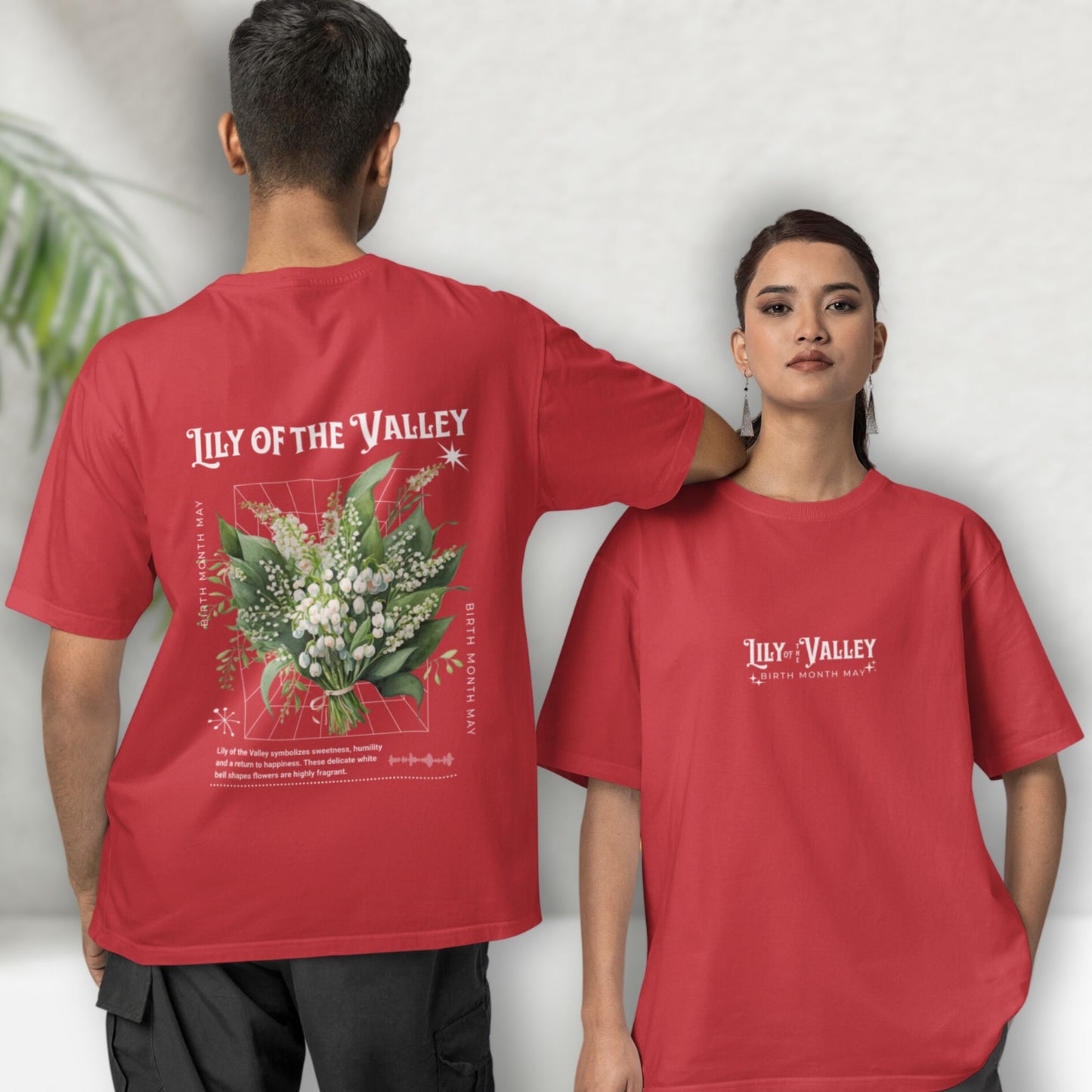 Lily of the Valley, birth month may flower T-shirt