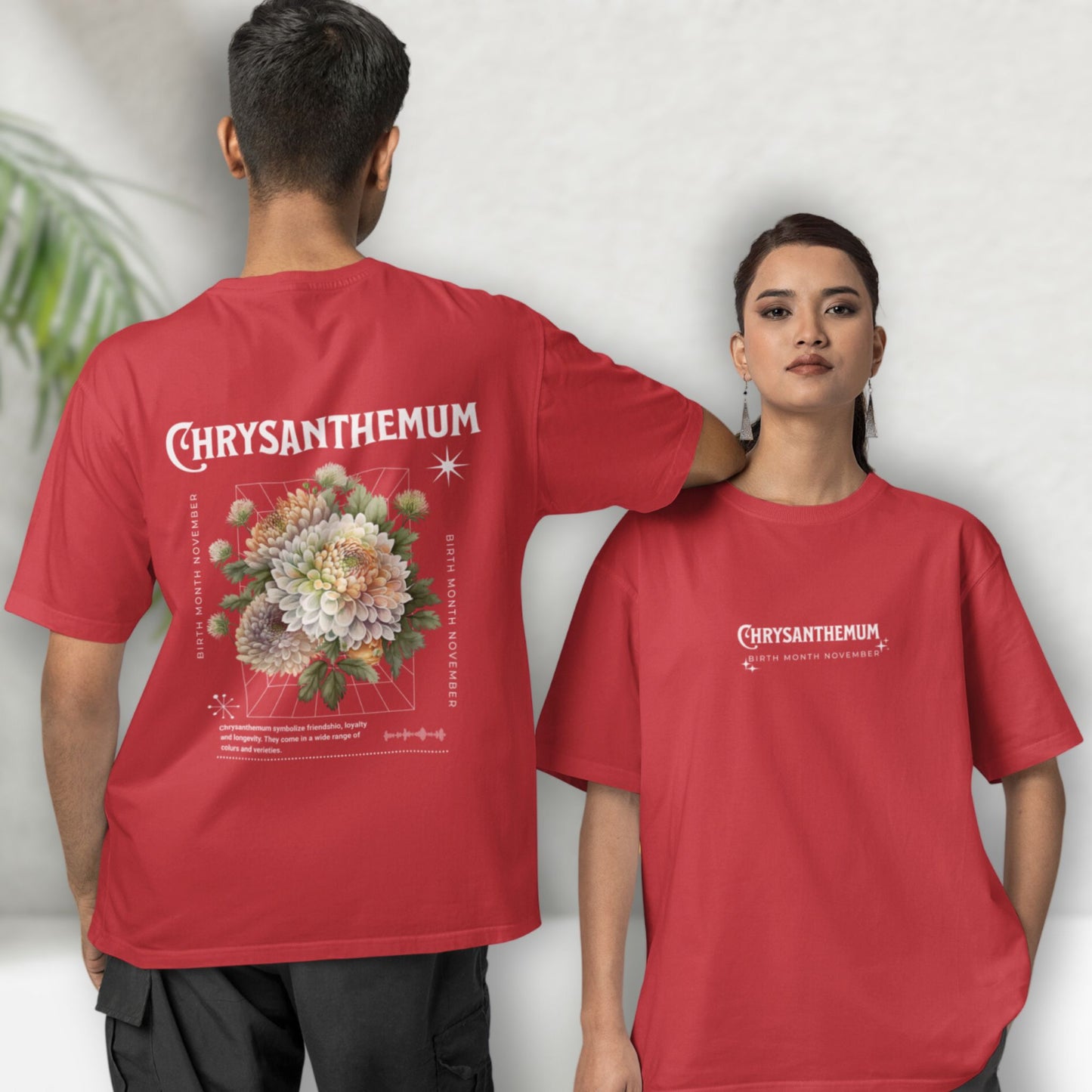 Chrysanthemum, birth month November flower 2 T-shirt