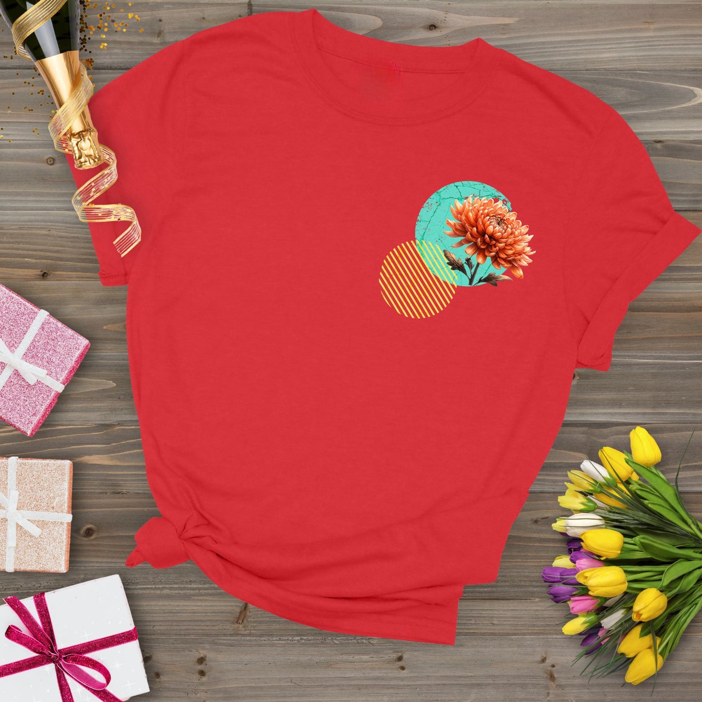 Chrysanthemum, birth month November flower T-shirt