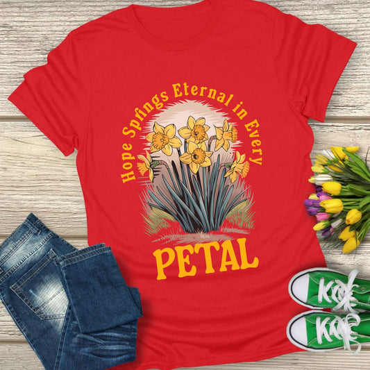 Hope springs eternal in every patel t-shirt.