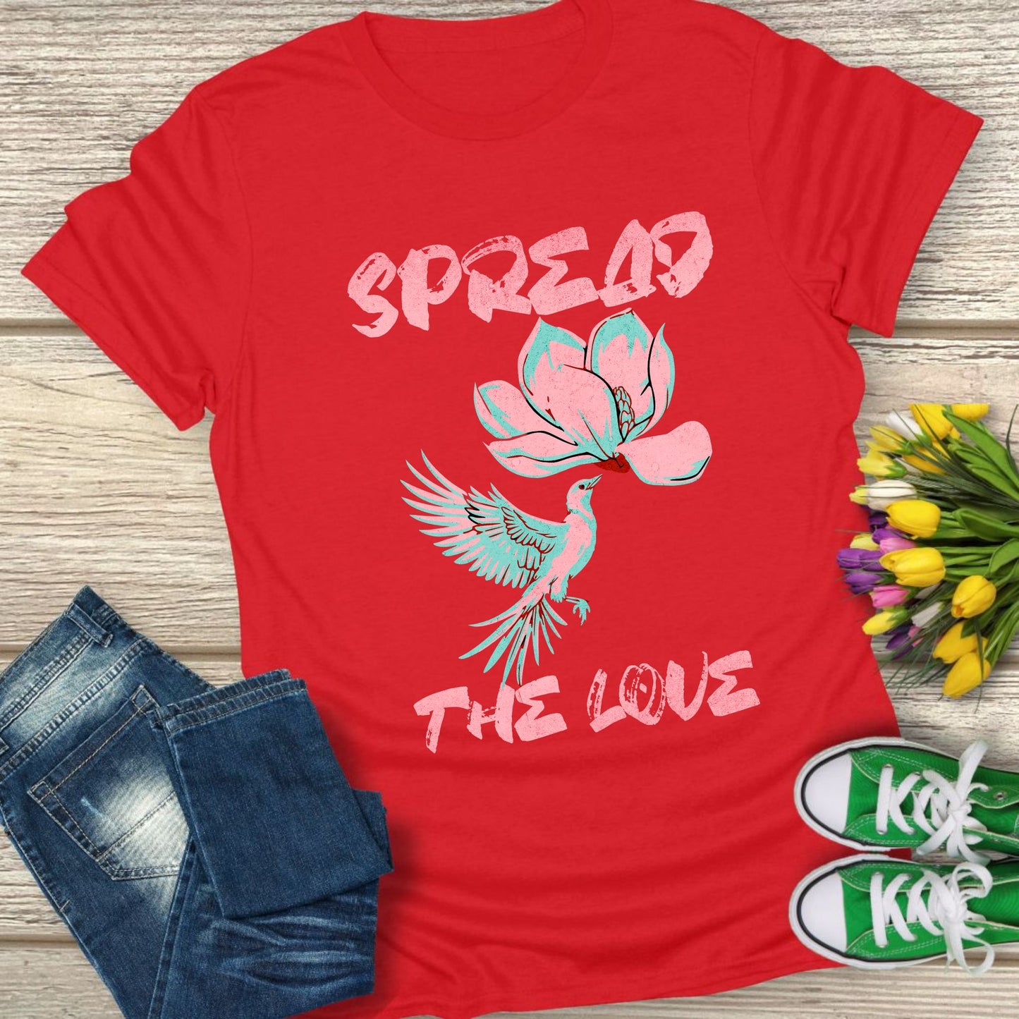 Spread the love t-shirt.