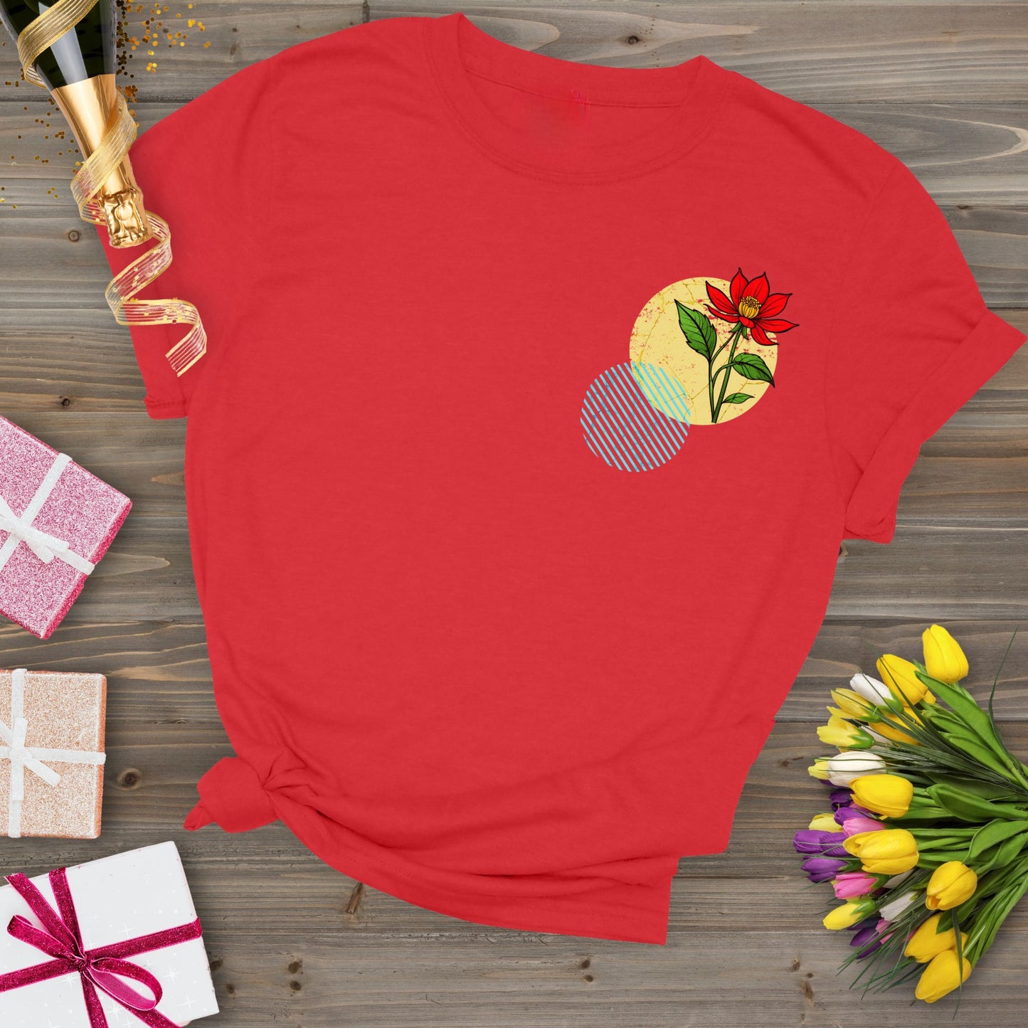 Holy, birth month december flower T-shirt