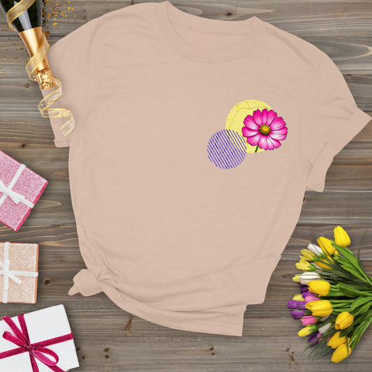 Cosmos, birth month October flower T-shirt